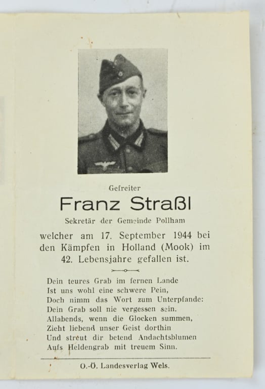 German WH Deatchcard Market Garden