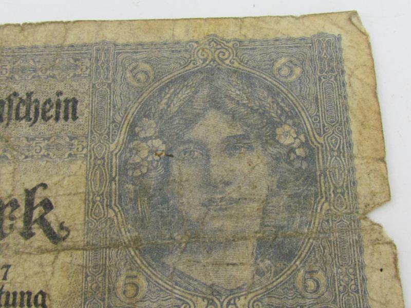Deutsches Reich, 5 mark 1917