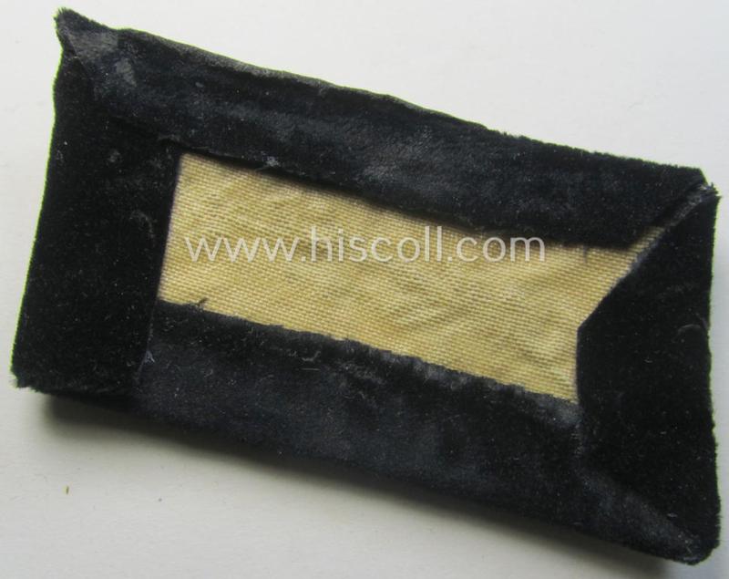 Single, RAD- (ie. 'Reichsarbeitsdienst') hand-embroidered, general-officers'-type collar-tab (of the 3rd pattern) as was intended for a high-ranked RAD-general-officer ('höhere Führer')