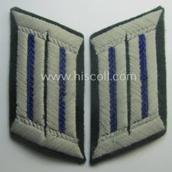 Pair of (later-war-period) WH (Heeres) collar-tabs (ie. 'Kragenspiegel...