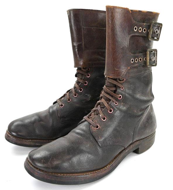 US WW2 Double Buckle Combat Boots