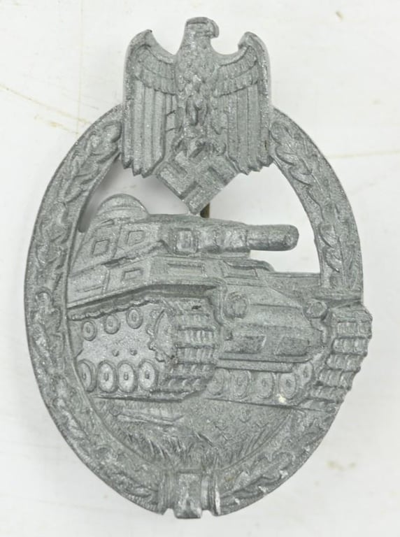 German Panzer Assault Badge in Silver FLL43