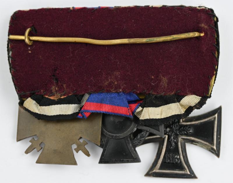 German WW2 3-Piece Medalbar