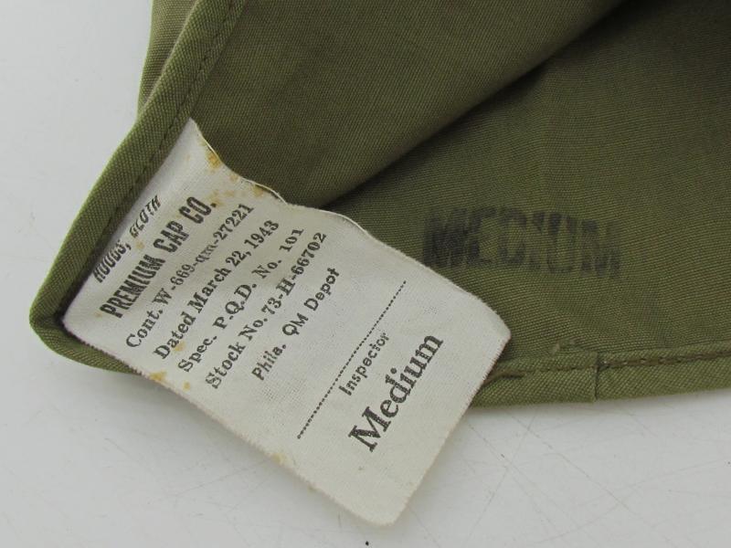 US WW2 cotton poplin hood "1943"