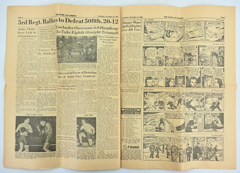 US WW2 The Stars and Stripes Newspaper