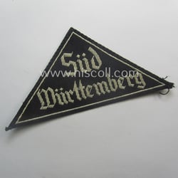 'HJ' ('Hitlerjugend') ie. 'BDM' ('Bund Deutscher Mädel'-) district-triangle...