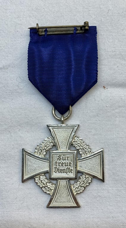 German 25 Years Faithful Service Medal