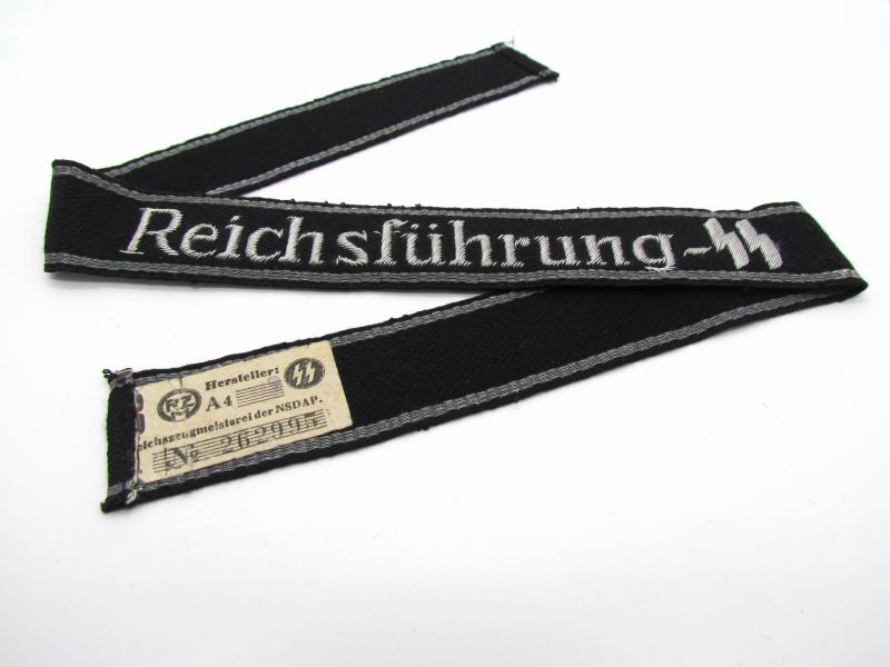 Allgemeine-SS Reichsführung-SS Officers Cufftitle...Rare