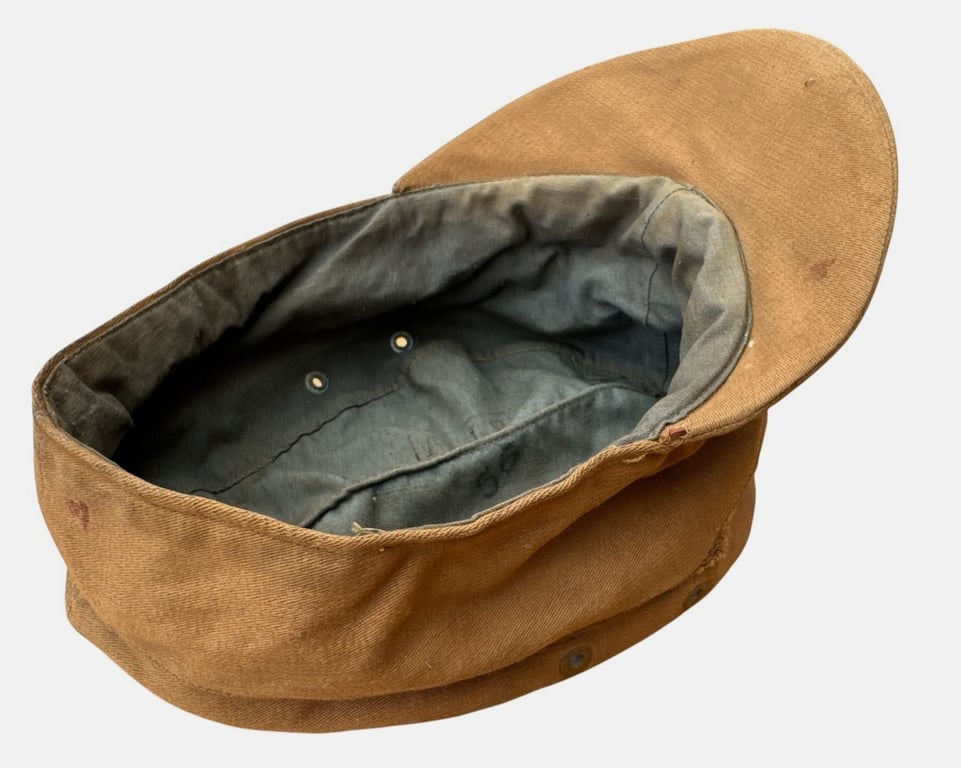 Kriegsmarine Tropical Field Cap (Tropenfeldmütze) – 'BAW' Marked