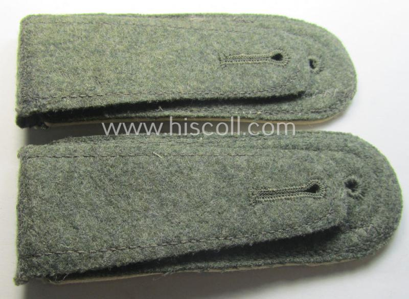 Pair of WH (Heeres) NCO-type, 'cyphered' shoulderstraps: 'Ofwbl. eines Ersatz-Infanterie-Rgts.'