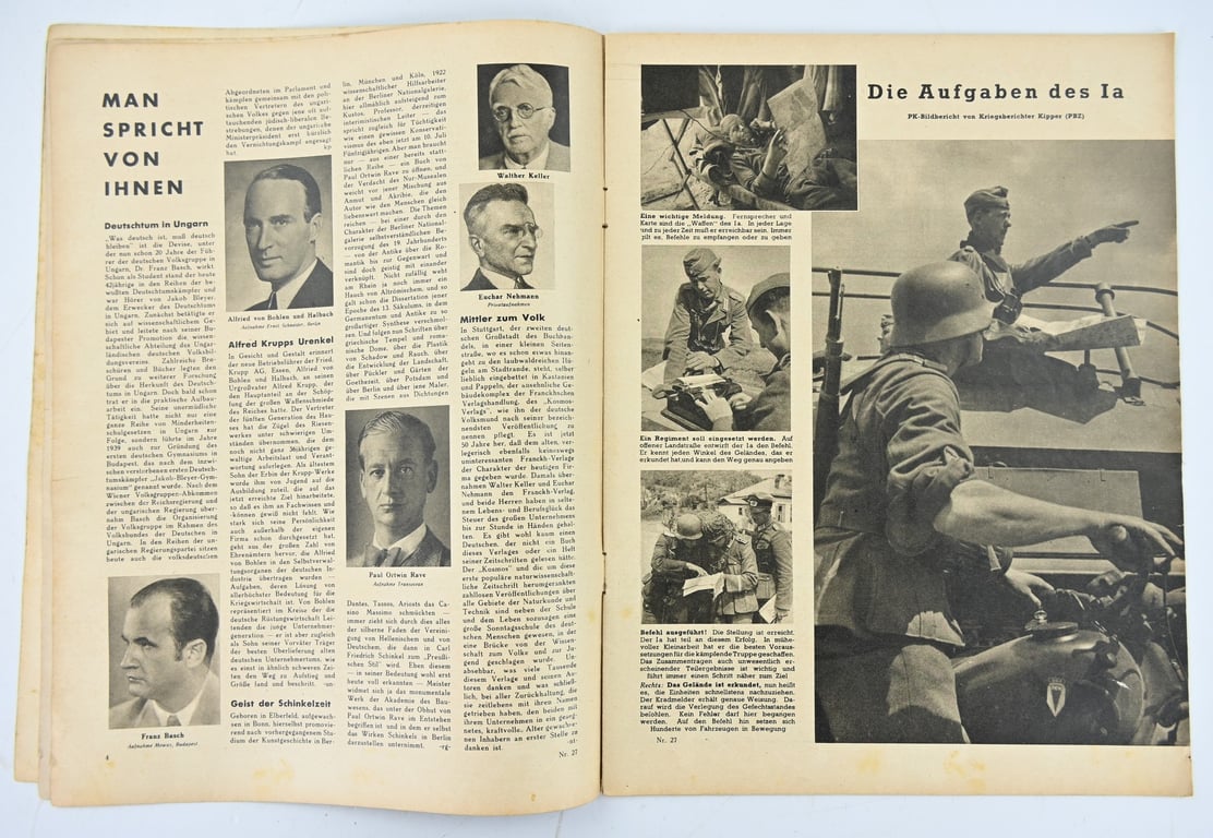 German Third Reich Magazine 'Die Woche' 1943