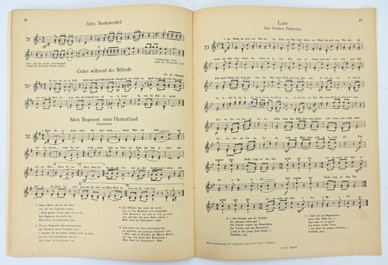 German Third Reich Song Book 'Neues Deutschland'