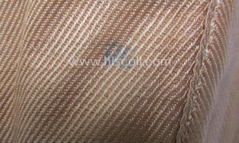 Early-pattern, HJ (ie. Hitlerjugend) beige- (ie. tan-) coloured, 'M34'-pattern side-cap (ie. 'Schiffchen o. Sommermütze nach Vorschrift der RJF') being a minimally used example