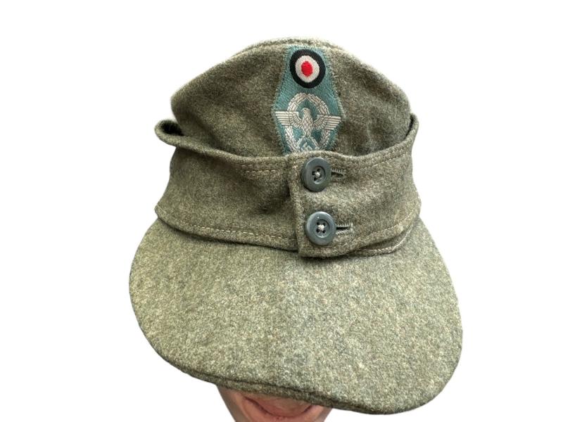 Wehrmacht Police ( Polizei ) M43 field cap