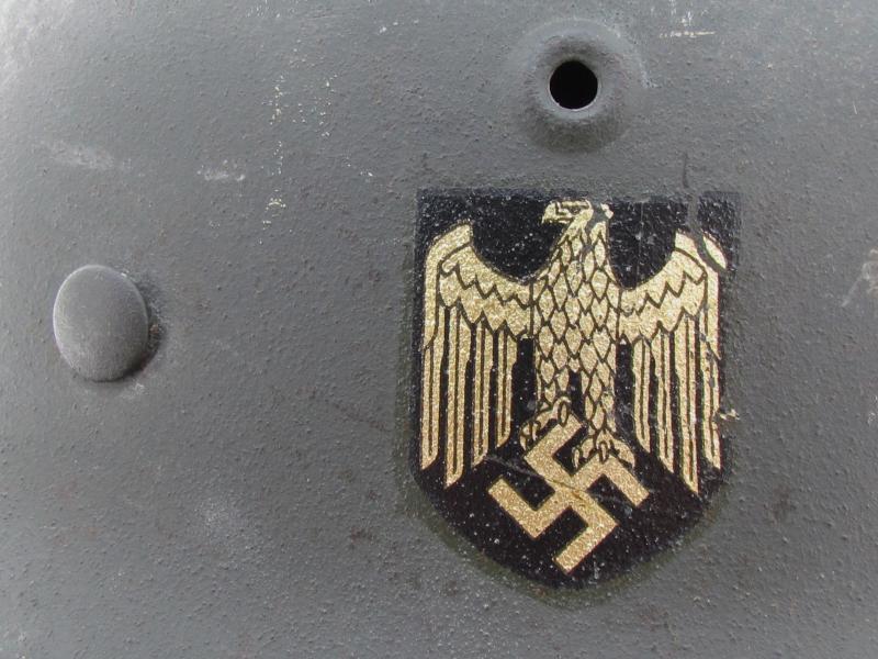 Wehrmacht M40 Helmet – Q64 Single Decal