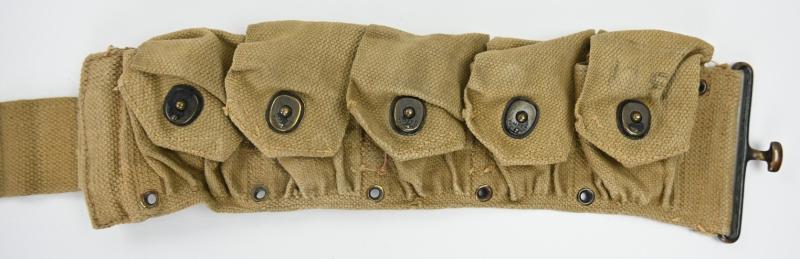 US WW2 M1 Garand Ammo Belt British Made