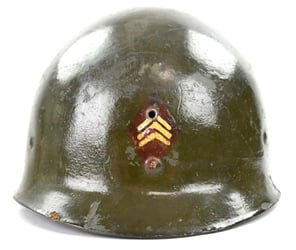 US WW2 Named M1 Helmet Liner '5th Infantry...