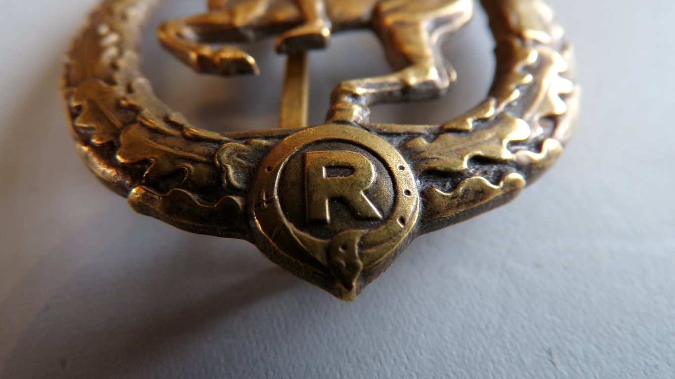 Deutsches Reiterabzeichen 3. Stufe in Bronze