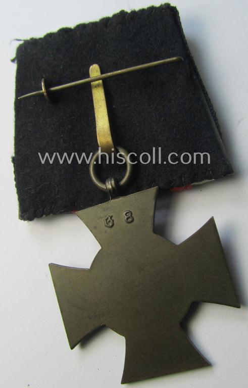 Neat - and not that often seen! - WWI- (ie. possibly TR-) period so-called: 'Einzelspange' (being of the desirable 'detachable-pattern') showing an: 'FKK 1914-18 ohne Schwertern'