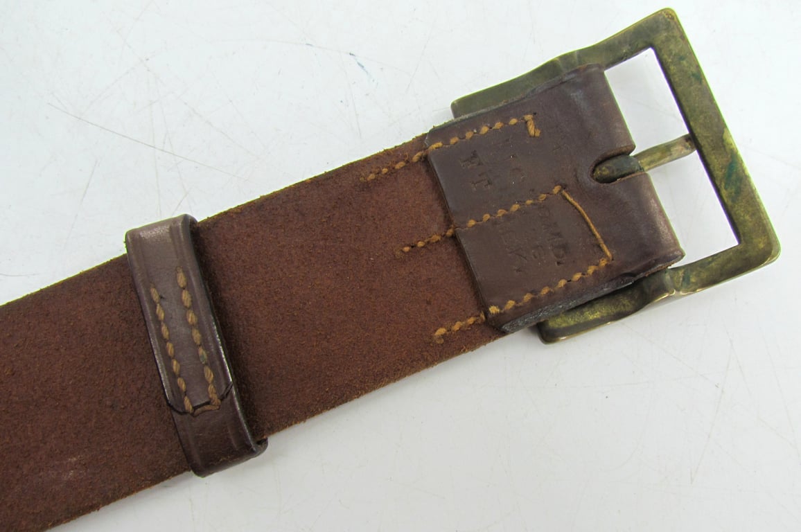 U.S. Army Leather Belt – Dated 1936