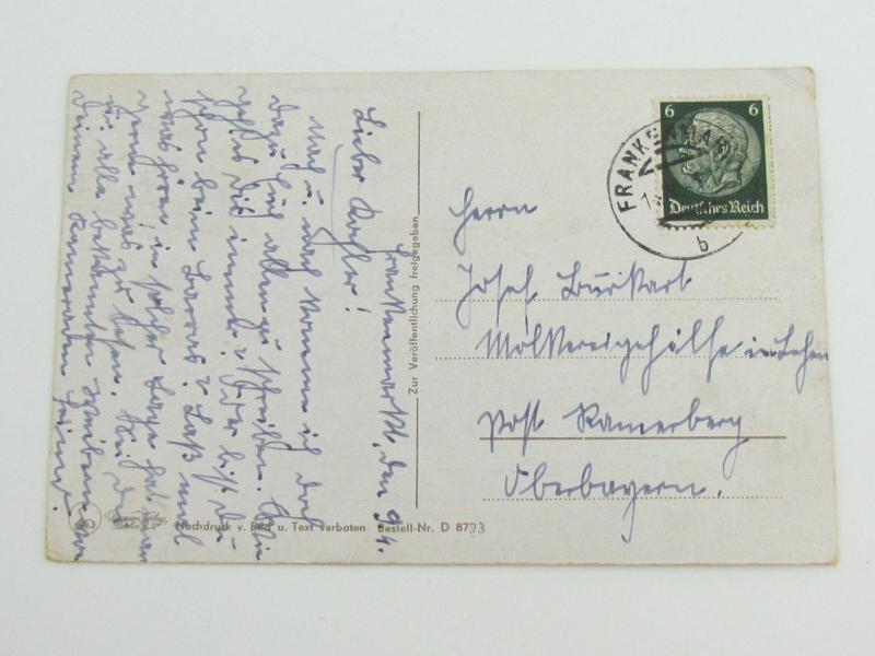 Third Reich era 'Barlog' Postcard