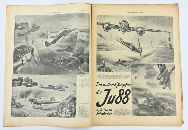 German Berliner Illustrierte Zeitung Newspaper 1940