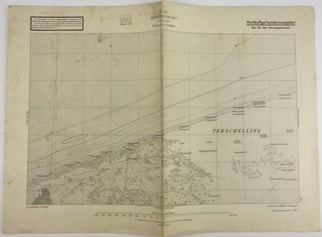 German Mapcard of 'Smouseduintjes' Holland