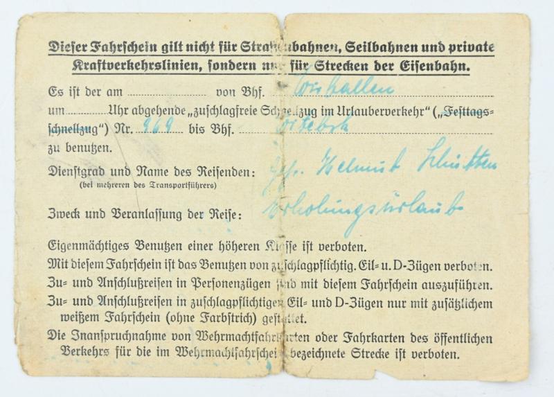 German WH Driverslicense Papers Part 2