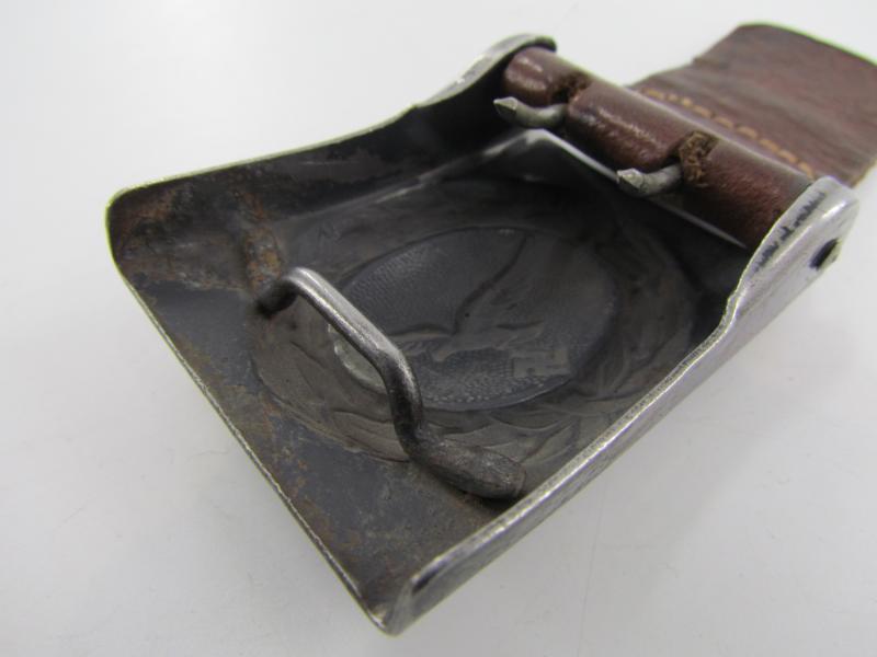 Luftwaffe steel belt buckle by F.W. Assmann & Söhne