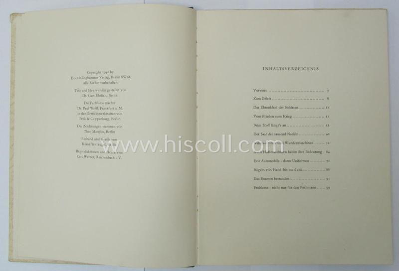 Superb - and rarely seen! - TR-period reference-work entitled: 'Uniformen und Soldaten' by Dr. Curt Ehrlich that was published in the year: '1942' and that comes in an overall very nice- (albeit minimally used- ie. read-), condition