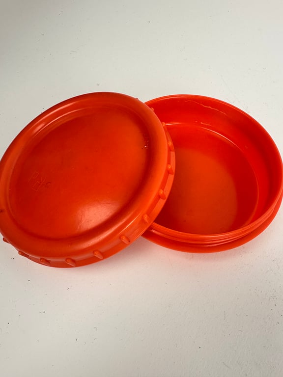 Butter Dish German (orange)