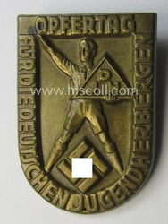 HJ- (Hitlerjugend-) (ie. DJH-) related day-badge (ie. 'tinnie'...