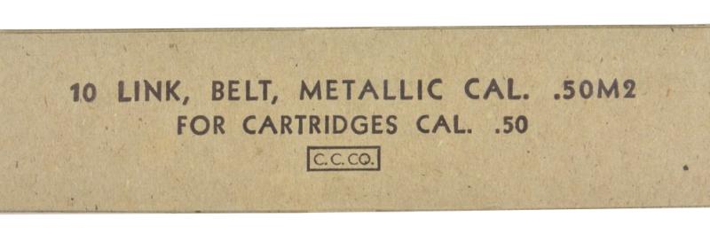 US WW2 .50 Cal. Belt links in package