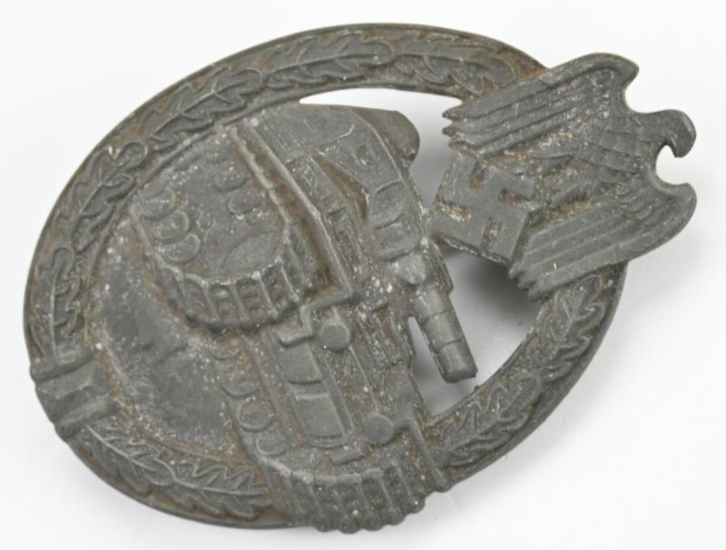 German Panzer Assault Badge in Silver