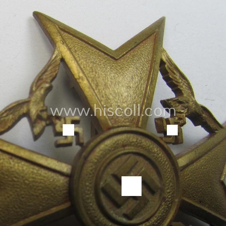 Superb - and actually fairly scarcely encountered! - 'Spanienkreuz ohne Schwerten in Bronze' being a neat non-maker-marked example that was produced by a to date still unidentified maker