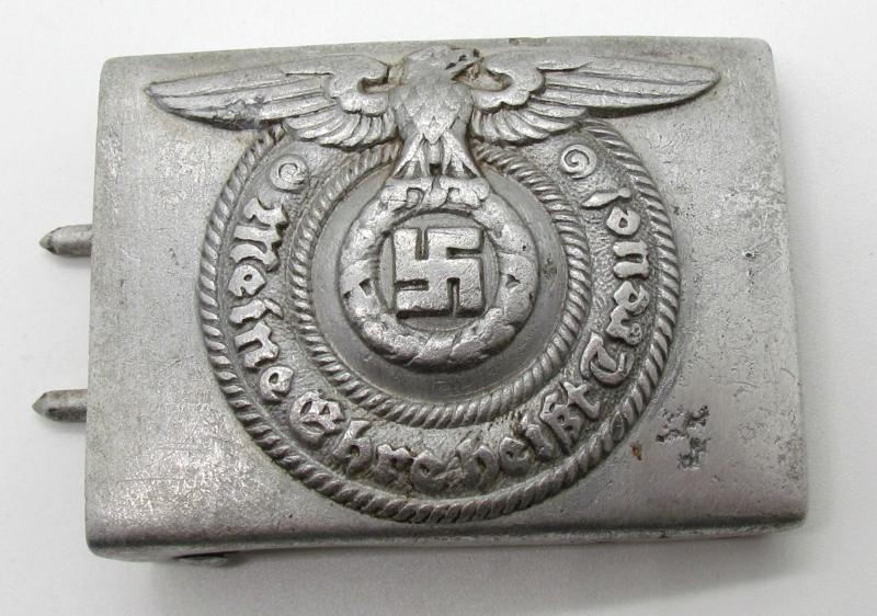 Waffen-SS Aluminum belt buckle by SS 36/39 RZM