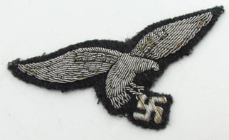 Luftwaffe bullion officers 'Droop Tail ' breast eagle