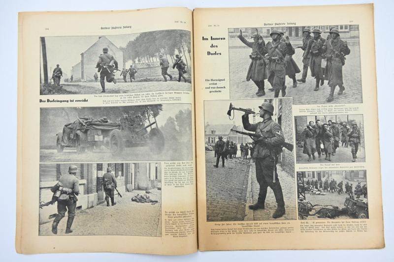 German Berliner Illustrierte Zeitung Newspaper 1940