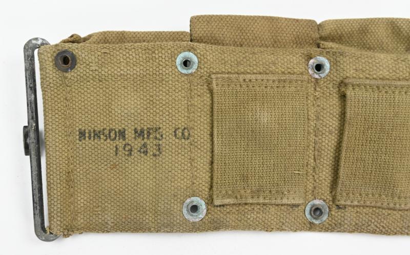 US WW2 M1 Garand Ammo Belt 1943