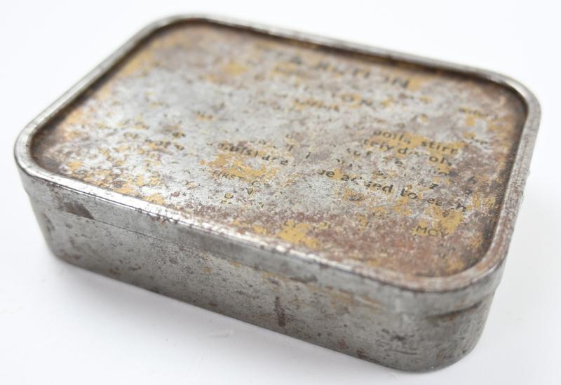 British WW2 Tea Ration Tin Can