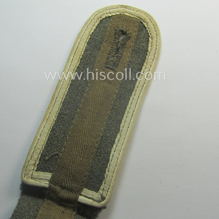 Single, WH (Heeres) later-war period- (ie. 'simplified'- ie. 'M44-'-pattern-) EM-type shoulderstrap: 'Soldat der Infanterie-Trpn.'