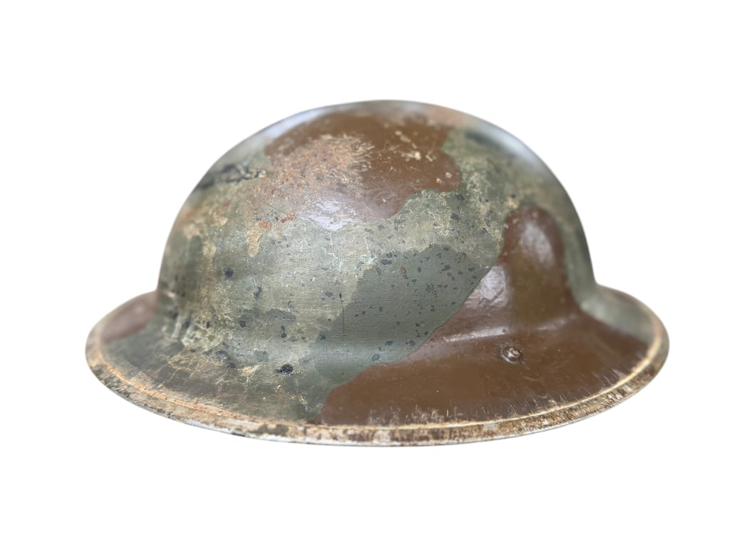 British Camouflaged Helmet