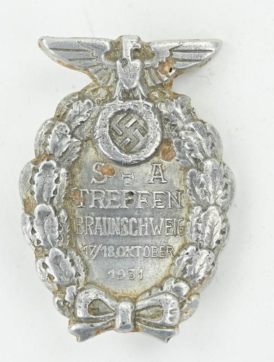 German SA Badge SA-Treffen Braunschweig 1931
