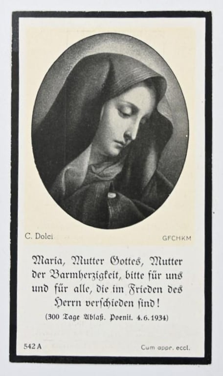 German WH Deathcard 'Alois Kallupper'