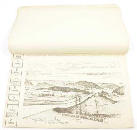 German Reichsautobahn Kalender 1939