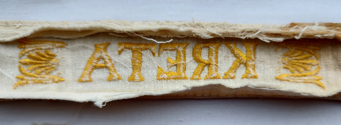 WH cuff-title ('Ärmelstreifen') : 'Kreta'