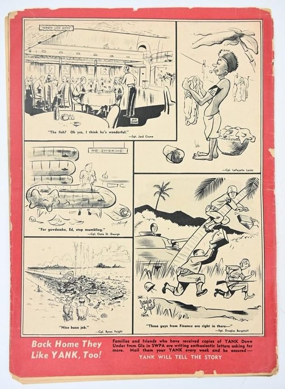 US WW2 Yank Down Under Magazine February 18th 1944