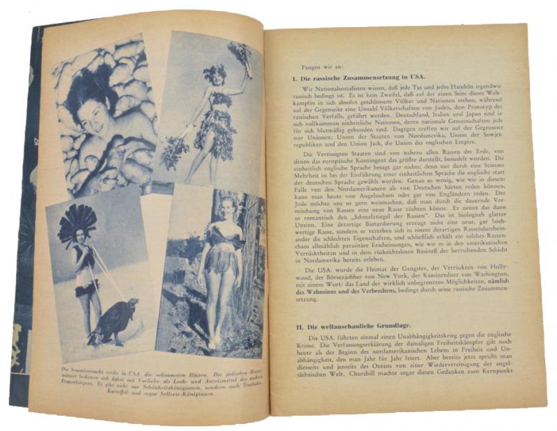 German Anti Semitic Booklet 'Roosevelt Verrat Amerika!'