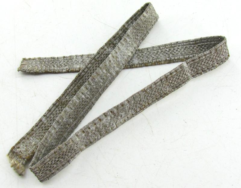 Wehrmacht NCO ‘Unteroffizier’ silver collar tresse