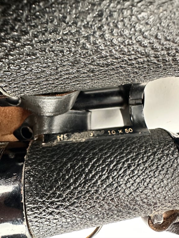 WW2 German Panzer Dienstglas 10x50 "bmj"in case